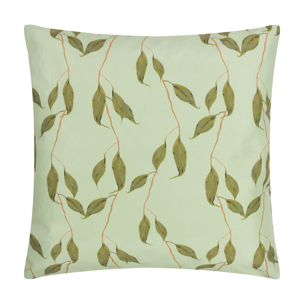 Kali Leaves Reversible Polyester Cushion - Multicolour