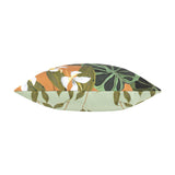 Kali Leaves Reversible Polyester Cushion - Multicolour