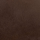 Close-up of the Kallu Plain Faux Fur Cushion in chocolate brown, showing the short, dense faux fur pile texture in polyester fabric.
