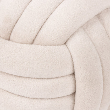 Knot Plain Velvet Door Stop - Natural