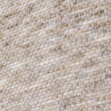 Close-up of the Malvern Jacquard Chenille Cushion in Griege, showing its textured woven surface with mottled grey-beige tones and flecks of tan and cream.