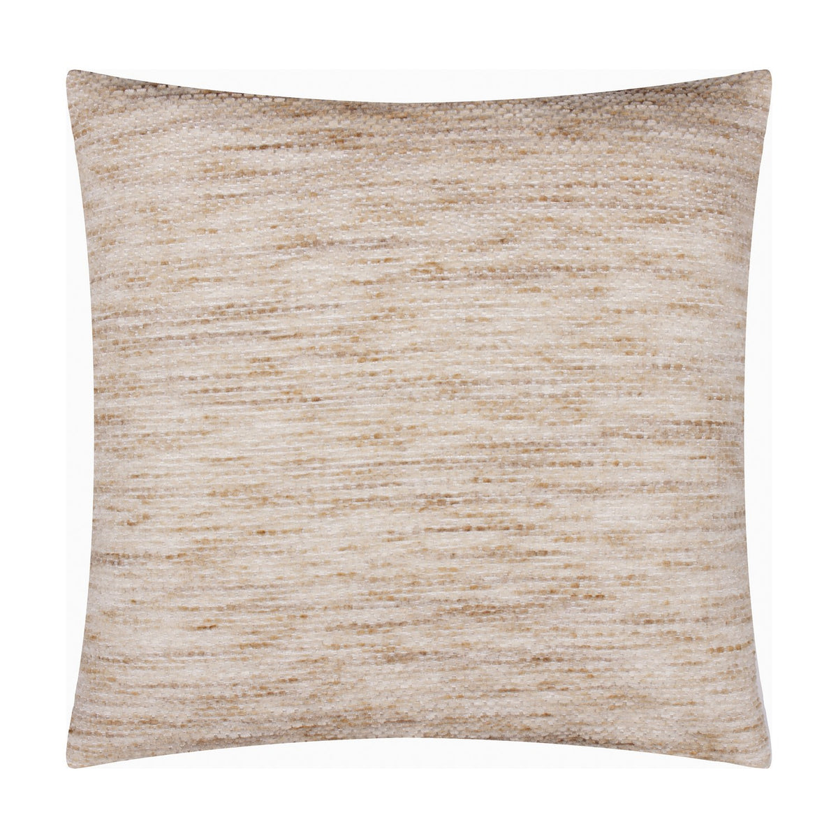 Malvern Jacquard Chenille Cushion in oatmeal, a square 45x45cm cushion with a mottled, flecked neutral weave and subtle sheen, shown on a plain white background.