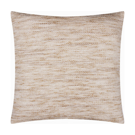 Malvern Jacquard Chenille Cushion in oatmeal, a square 45x45cm cushion with a mottled, flecked neutral weave and subtle sheen, shown on a plain white background.