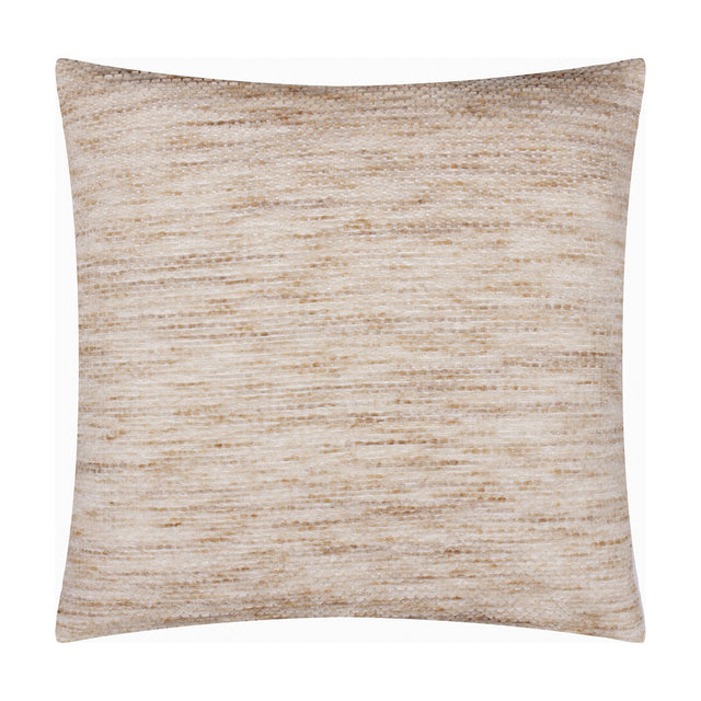 Malvern Jacquard Chenille Cushion in oatmeal, a square 45x45cm cushion with a mottled, flecked neutral weave and subtle sheen, shown on a plain white background.