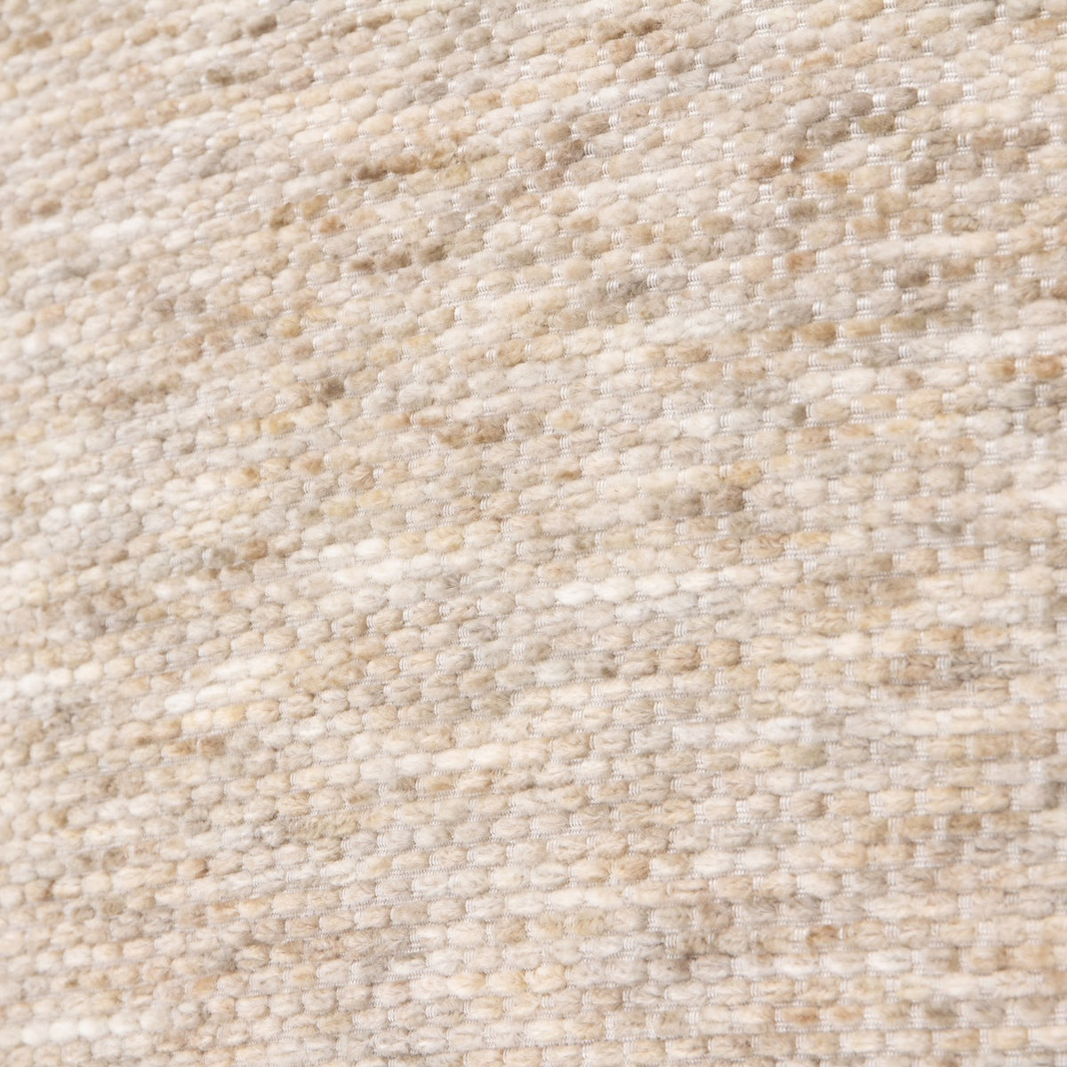Close-up of the Malvern Jacquard Chenille Cushion in oatmeal, showing the mottled, flecked woven texture of the chenille fabric.