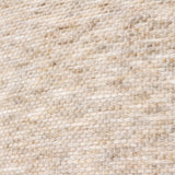 Close-up of the Malvern Jacquard Chenille Cushion in oatmeal, showing the mottled, flecked woven texture of the chenille fabric.