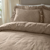 Margot Cotton Striped Duvet Cover Set - Mole