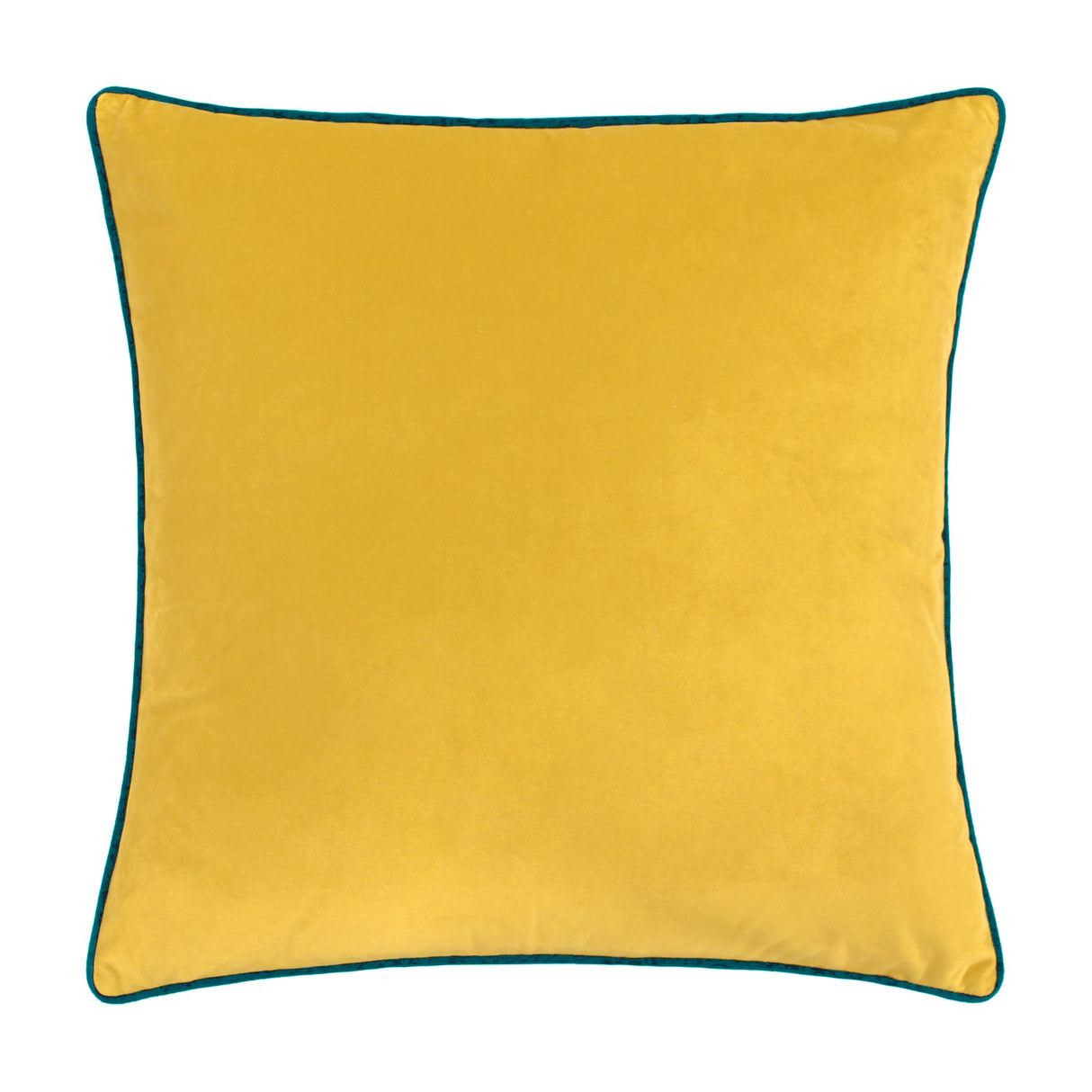 Meridian Plain Velvet Cushion - Cylon/Teal