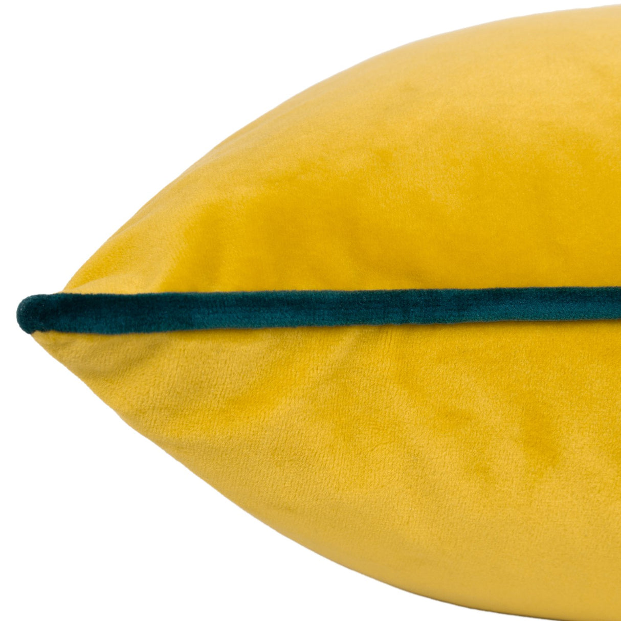 Meridian Plain Velvet Cushion - Cylon/Teal
