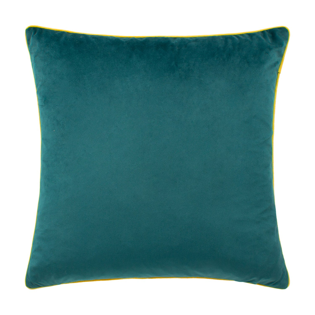 Meridian Plain Velvet Cushion - Teal/Cylon