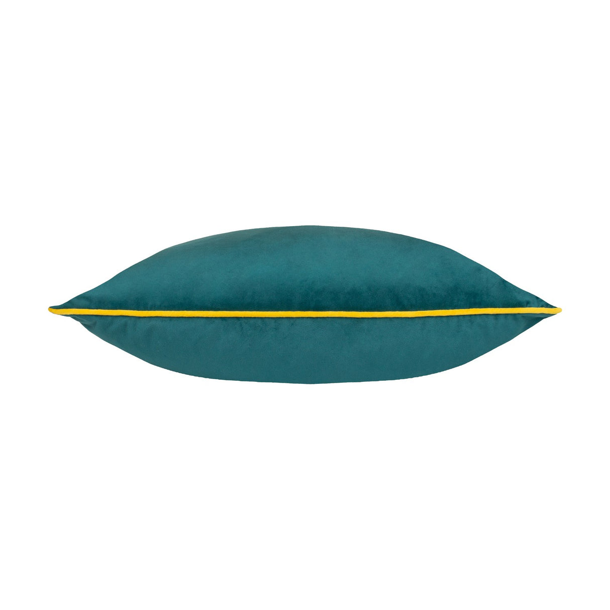 Meridian Plain Velvet Cushion - Teal/Cylon