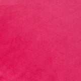Close-up of the Opulence Plain Velvet Cushion in Cadillac, showing a smooth pink velvet pile in a solid, saturated colourway with no pattern.