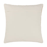 Reverse view of the Organik Plain Cotton Cushion showing a plain natural cotton back panel with a concealed fabric envelope closure, square shape, on a white background.