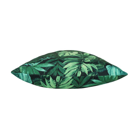 Psychedelic Jungle Reversible Polyester Cushion - Green