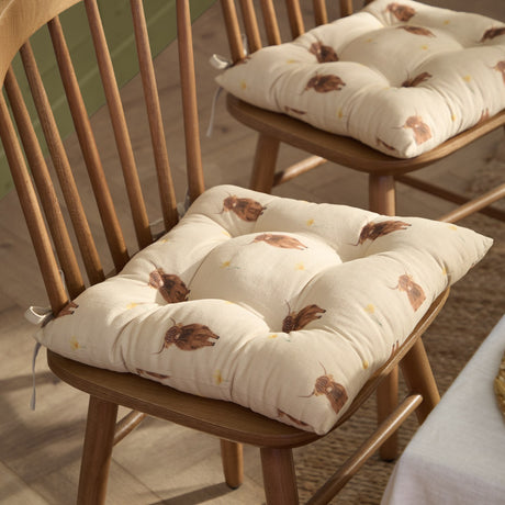 Rhighco Linen Cotton Seat Pad - Natural