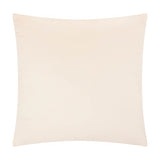 Softie Check Polyester Cushion in Pink, square with a plain cream fabric back, shown against a plain white background.