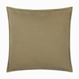 Slub Cotton Woven Plain Cushion - Moss