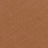 Close-up of the Slub Cotton Woven Plain Cushion in toffee, showing its warm mid-brown, textured slub-weave cotton fabric.