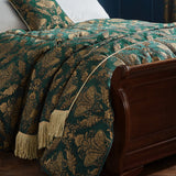 Shiraz Polyester Throw - Emerald