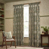 Snakeshead Chenille Pencil Pleat Curtains - Sunflower/Stone