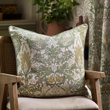 Snakeshead Chenille Pencil Pleat Curtains - Sunflower/Stone