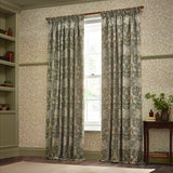 Snakeshead Chenille Pencil Pleat Curtains - Sunflower/Stone