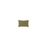 Softie Check Polyester Cushion - Green