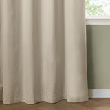 The Ultimate Blackout Plain Woven Eyelet Curtains - Ecru