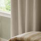 The Ultimate Blackout Plain Woven Eyelet Curtains - Ecru
