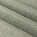 Close-up of The Ultimate Blackout Plain Woven Eyelet Curtains in sage green, showing the folded textured polyester fabric with a flecked weave finish.