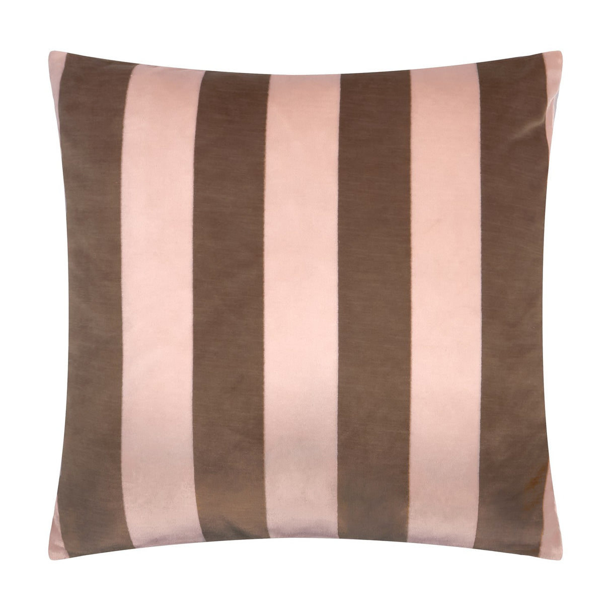 The Ultimate Stripe Jacquard Velvet Cushion - Berry Brownie