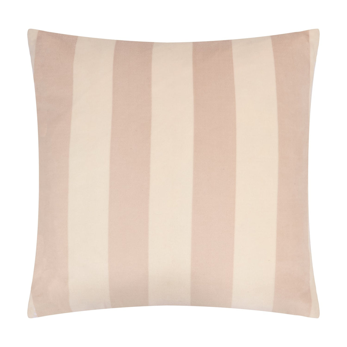 The Ultimate Stripe Jacquard Velvet Cushion - Malted Milk