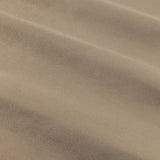Close-up of the Verso Plain Reversible Eyelet Curtains in mocha, showing the soft suede-effect polyester fabric with gentle folds and subtle sheen.