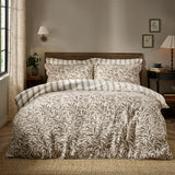 Willow Boughs Cotton Botanical Duvet Cover Set - Natural