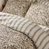 Willow Boughs Cotton Botanical Duvet Cover Set - Natural