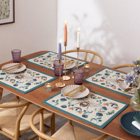 Wild Garden Animal Polyester Placemats - Multicolour