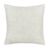 Reverse view of the Woodland Animal Linen Cushion showing a plain oatmeal linen-look fabric with textured weave and no visible print, set against a white background.