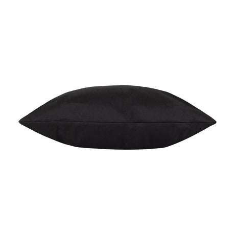 Plain Printed Polyester Cushion - Black