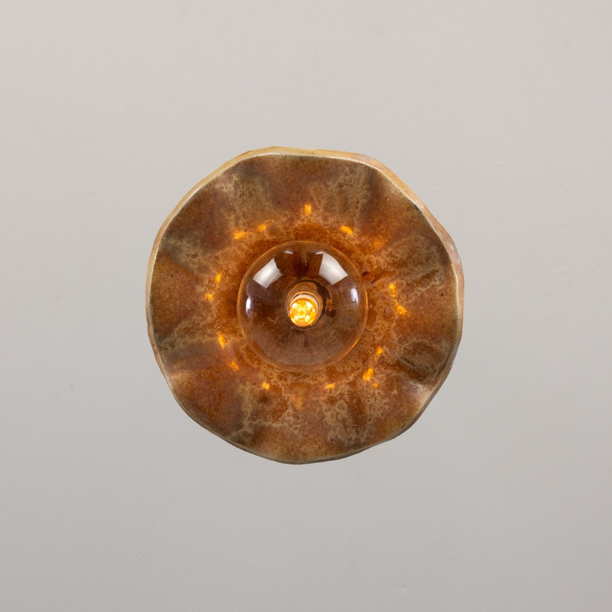 Rivale Ceramic Globe Pendant Light - Oatstone