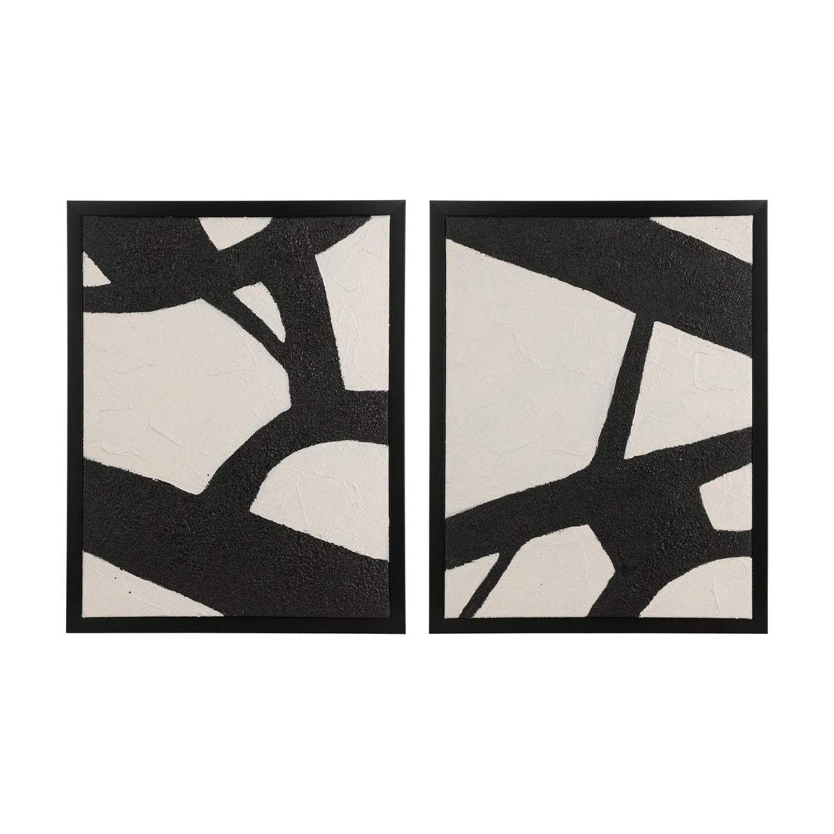 Roberval Wall Art Set of 2 - Black & White