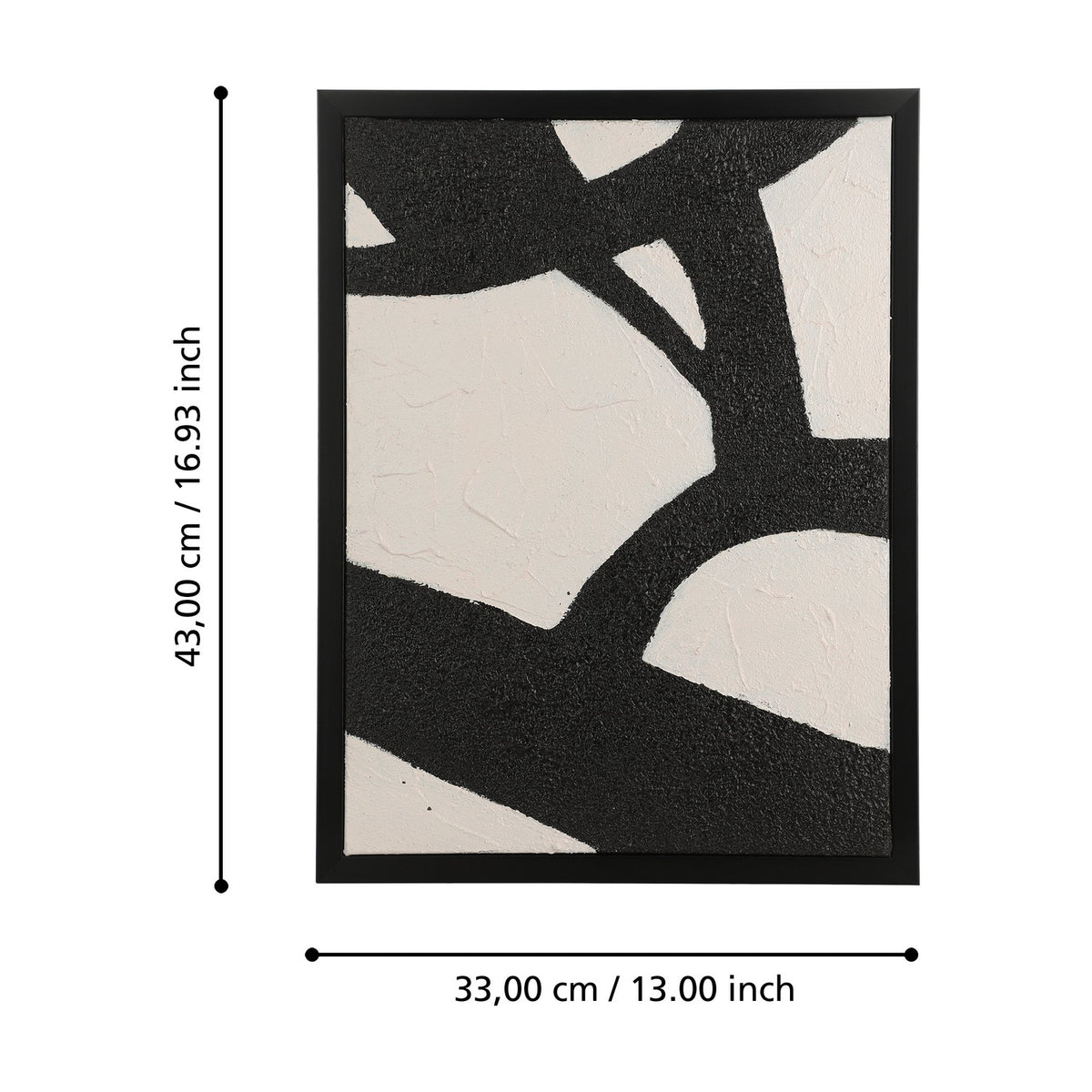 Roberval Wall Art Set of 2 - Black & White