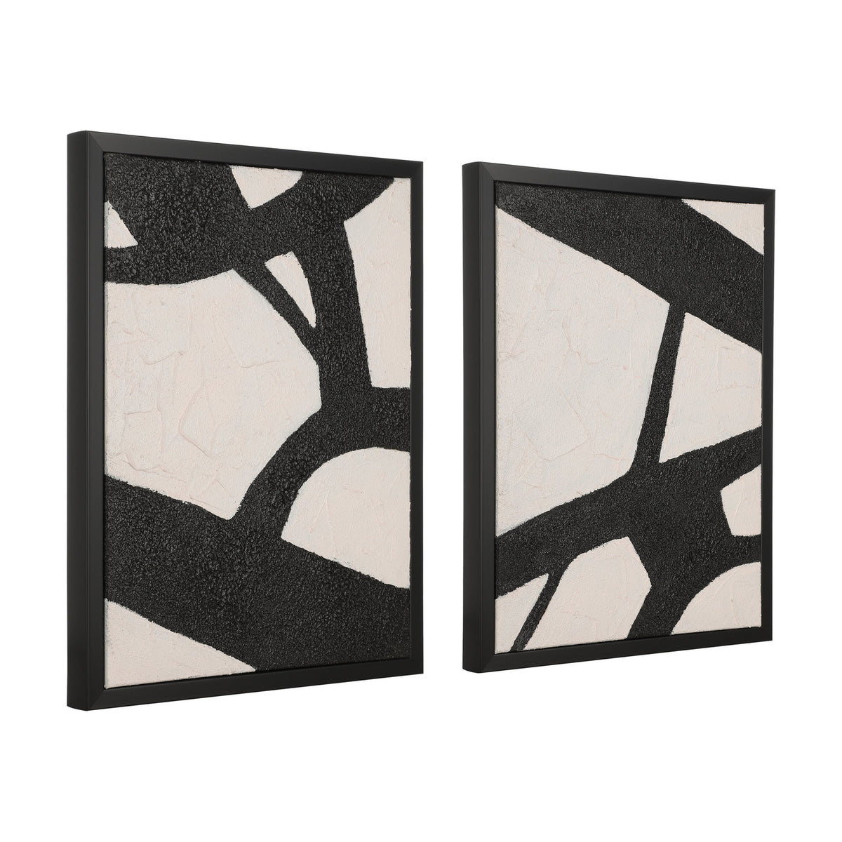 Roberval Wall Art Set of 2 - Black & White