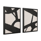Roberval Wall Art Set of 2 - Black & White