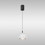 Roller 7.7cm LED Pendant Light 12W 3000K - White & Black