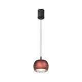 Roller 7.7cm LED Pendant Light 12W 3000K - Coffee & Black