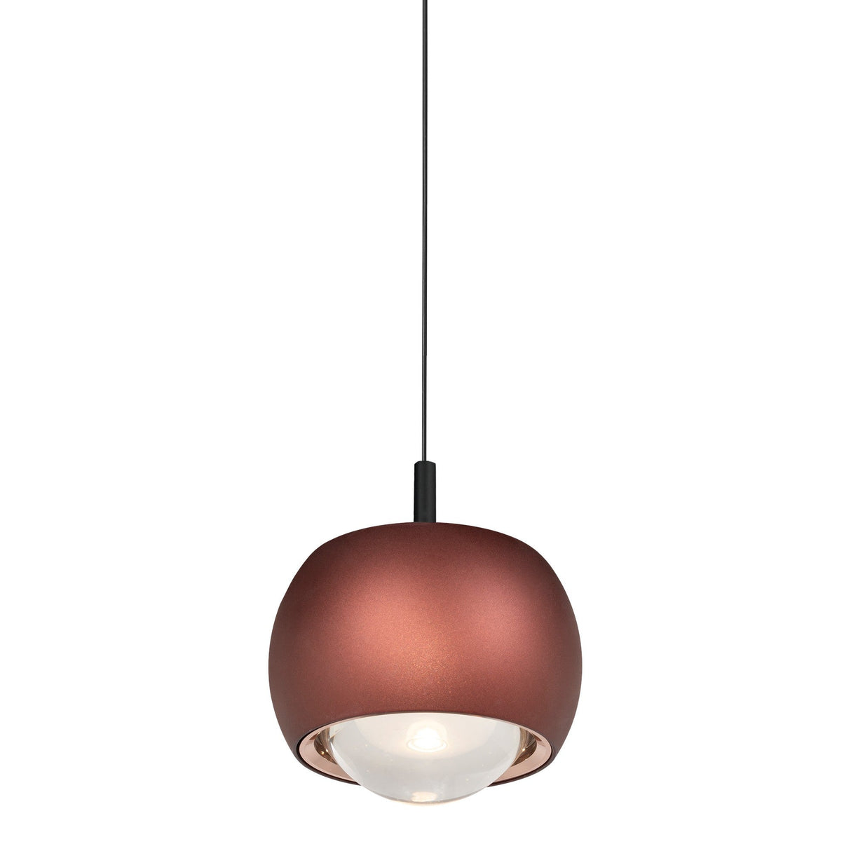 Roller 7.7cm LED Pendant Light 12W 3000K - Coffee & Black