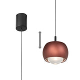 Roller 7.7cm LED Pendant Light 12W 3000K - Coffee & Black