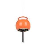 Roller 9.6cm LED Pendant Light 12W 3000K - Orange & Black