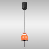 Roller 9.6cm LED Pendant Light 12W 3000K - Orange & Black