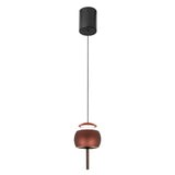 Roller 9.6cm LED Pendant Light 12W 3000K - Coffee & Black